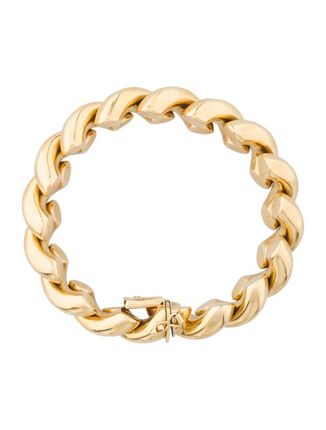 14 kt hermes link bracelet|14k gold link chain bracelet.